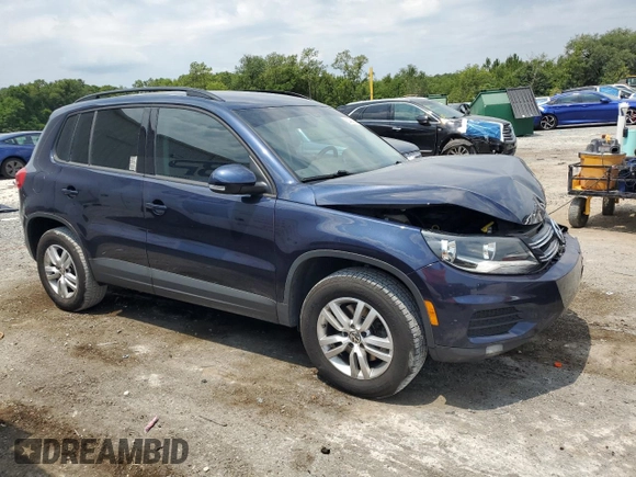 2016 Volkswagen Tiguan S с VIN WVGAV7AX7GW606280, выставлен на аукционе Copart как лот 62491995 с пробегом 69 838 миль миль и Списание • Salvage title. История ставок и продаж доступна на DreamBid. Изображение 4.