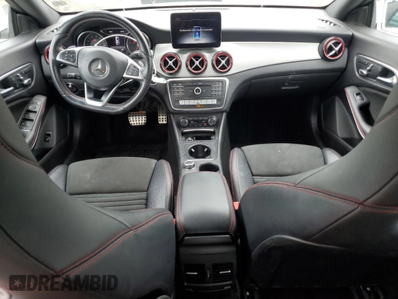 2018 Mercedes-Benz CLA 250 with VIN WDDSJ4GB1JN638742, listed as a Copart auction lot 56659905 with 85,892 mi miles and Salvage title. Bid and sale history available at DreamBid. Image 8.