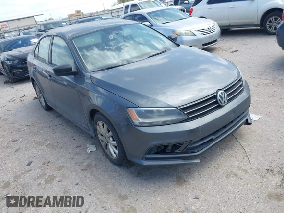 2015 Volkswagen Jetta SE z VIN 3VWD17AJ1FM241454, wystawiony jako IAAI lot #41819906 z przebiegiem 151 947 mil mil oraz . Historia ofert i sprzedaży dostępna na DreamBid. Obrazek 1.