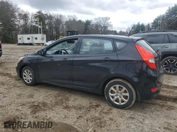 2013 Hyundai Accent GS with VIN KMHCT5AE7DU135465, listed as a Copart auction lot 48073505 with 147,389 mi miles and Clean Title. Bid and sale history available at carsss.com. Image 2.