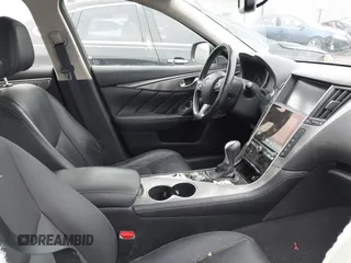 2017 Infiniti Q50 2.0t Premium with VIN JN1CV7AR0HM681837, listed as a IAAI auction lot 41724953 with 55,178 mi miles. Bid and sale history available at carsss.com. Image 5.