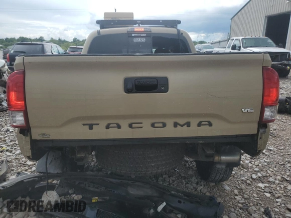 2017 Toyota Tacoma SR5 with VIN 3TMCZ5ANXHM049726, listed as a Copart auction lot 56139625 with 107,746 mi miles and Salvage title. Bid and sale history available at DreamBid. Image 6.