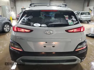 2023 Hyundai Kona SEL with VIN KM8K3CAB5PU946983, listed as a Copart auction lot 52311165 with 27,141 mi miles and Salvage Title. Bid and sale history available at DreamBid. Image 6.