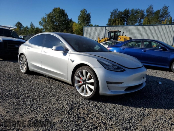 2018 Tesla Model 3 Long Range Battery with VIN 5YJ3E1EB4JF074295, listed as a Copart auction lot 74775384 with 83,515 mi miles and Salvage Title. Bid and sale history available at DreamBid. Image 4.
