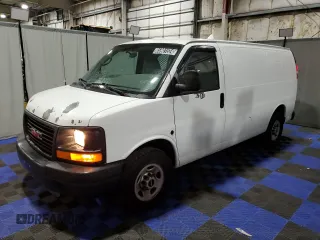 2010 GMC Savana Cargo Van with VIN 1GTZGFBA3A1159280, listed as a Copart auction lot 85901524 with 188,805 mi miles and Clean Title. Bid and sale history available at carsss.com. Image 1.