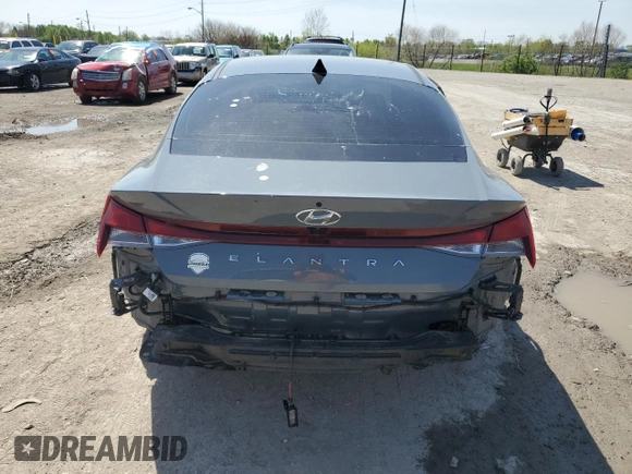 2023 Hyundai Elantra SEL с VIN KMHLS4AG5PU417753, выставлен на аукционе Copart как лот 53434915 с пробегом 15 147 миль миль и Списание • Salvage title. История ставок и продаж доступна на DreamBid. Изображение 6.