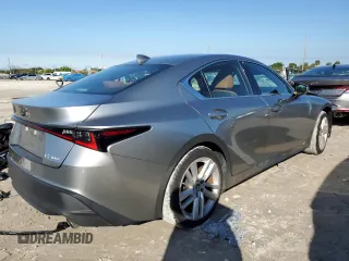 2021 Lexus IS 300 with VIN JTHCA1D2XM5115885, listed as a Copart auction lot 84969564 with 13,320 mi miles and Salvage title. Bid and sale history available at DreamBid. Image 3.