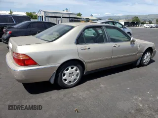 2000 Acura RL with VIN JH4KA9658YC001712, listed as a Copart auction lot 54246445 with 220,654 mi miles and Salvage Title. Bid and sale history available at carsss.com. Image 3.