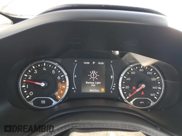 2018 Jeep Renegade Latitude with VIN ZACCJABB5JPH83987, listed as a Copart auction lot 44417805 with 93,472 mi miles and Salvage Title. Bid and sale history available at carsss.com. Image 9.