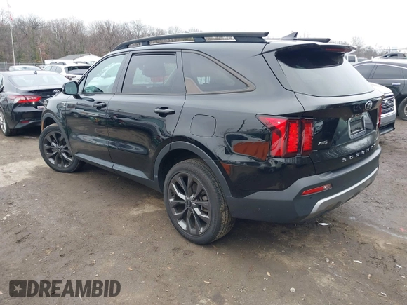 2021 Kia Sorento EX with VIN 5XYRHDLF9MG064111, listed as a IAAI auction lot 41174771 with 28,697 mi miles. Bid and sale history available at carsss.com. Image 3.