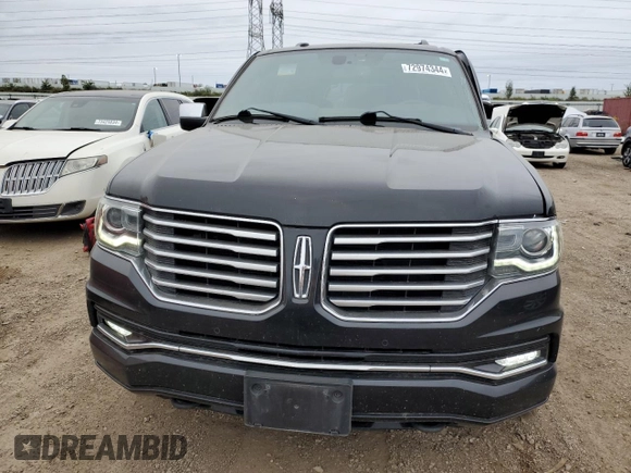 2017 Lincoln Navigator Reserve with VIN 5LMJJ2LT4HEL02403, listed as a Copart auction lot 72974344 with 128,393 mi miles and Salvage title. Bid and sale history available at DreamBid. Image 5.