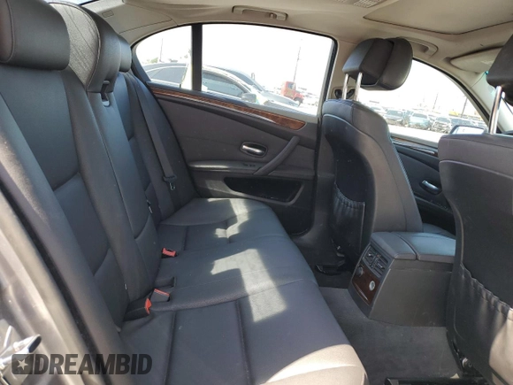2008 BMW 5 Series 535i with VIN WBANW13598CZ78747, listed as a Copart auction lot 49509935 with 187,143 mi miles and Salvage Title. Bid and sale history available at carsss.com. Image 10.