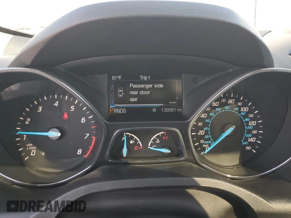 2013 Ford Escape SEL with VIN 1FMCU9H91DUC35459, listed as a Copart auction lot 55277545 with 130,081 mi miles and Salvage Title. Bid and sale history available at DreamBid. Image 9.