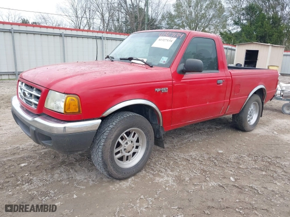 2001 Ford Ranger XL with VIN 1FTYR10DX1TB04805, listed as a IAAI auction lot 41327134 with 182,937 mi miles. Bid and sale history available at carsss.com. Image 2.