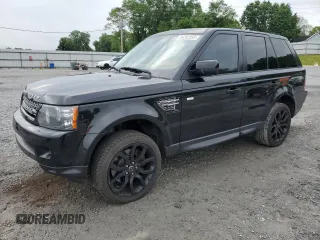 2013 Land Rover Range Rover Sport HSE Lux with VIN SALSK2D40DA793918, listed as a Copart auction lot 54252955 with 128,000 mi miles and Salvage title. Bid and sale history available at DreamBid. Image 1.