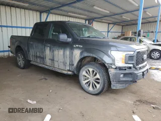 2019 Ford F-150 XL with VIN 1FTEW1E49KKF02664, listed as a Copart auction lot 46167605 with 101,759 mi miles and Salvage title. Bid and sale history available at DreamBid. Image 4.