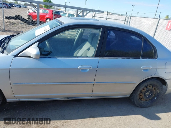 2001 Honda Civic EX with VIN 2HGES26771H512949, listed as a IAAI auction lot 42020043 with 299,833 mi miles. Bid and sale history available at carsss.com. Image 6.