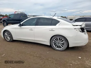 2020 Infiniti Q50 Luxe with VIN JN1EV7AP4LM206174, listed as a Copart auction lot 62498325 with 58,993 mi miles and Salvage title. Bid and sale history available at DreamBid. Image 2.