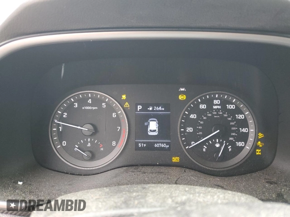 2019 Hyundai Tucson Value with VIN KM8J3CA4XKU855228, listed as a Copart auction lot 53317455 with 60,760 mi miles and Salvage title. Bid and sale history available at DreamBid. Image 9.