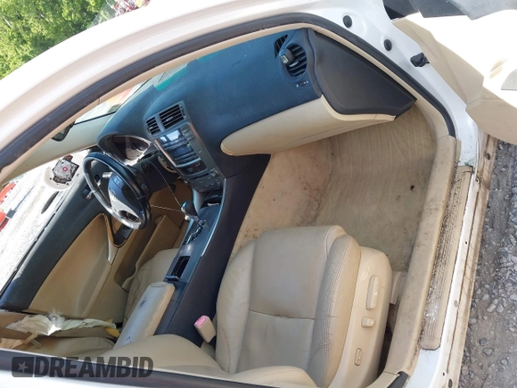 2007 Lexus IS 250 with VIN JTHBK262X72032149, listed as a IAAI auction lot 42253966 with 169,700 mi miles and . Bid and sale history available at DreamBid. Image 5.