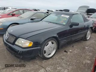 1997 Mercedes-Benz SL-Class with VIN WDBFA67F4VF145906, listed as a Copart auction lot 74268224 with 0 mi miles and Non Repairable. Bid and sale history available at carsss.com. Image 1.