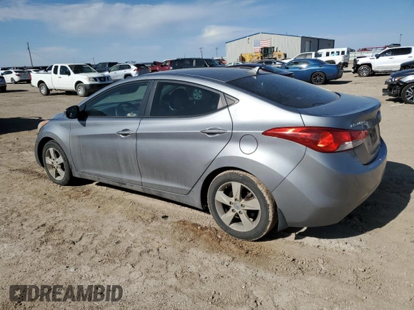 2013 Hyundai Elantra GLS with VIN KMHDH4AE8DU964979, listed as a Copart auction lot 53280055 with 175,977 mi miles and Salvage title. Bid and sale history available at DreamBid. Image 2.