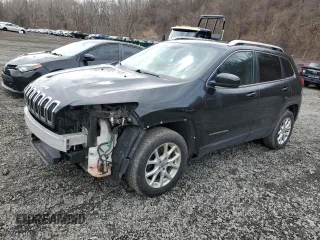 2015 Jeep Cherokee Latitude with VIN 1C4PJMCB9FW594884, listed as a Copart auction lot 51578195 with 173,515 mi miles and Salvage Title. Bid and sale history available at carsss.com. Image 1.