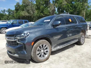 2021 Chevrolet Suburban LT z VIN 1GNSCCKD2MR469892, wystawiony jako Copart lot #53993195 z przebiegiem 78 685 mil mil oraz Szkoda całkowita • Salvage title. Historia ofert i sprzedaży dostępna na DreamBid. Obrazek 1.