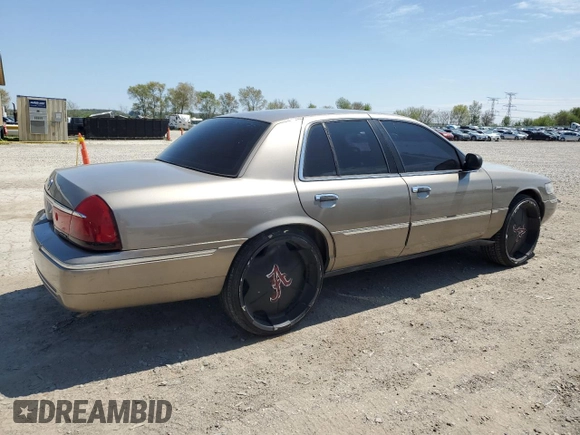 2001 Mercury Grand Marquis LS z VIN 2MEFM75W11X612617, wystawiony jako Copart lot #54782295 z przebiegiem 171 944 mil mil oraz Szkoda całkowita • Salvage title. Historia ofert i sprzedaży dostępna na DreamBid. Obrazek 3.