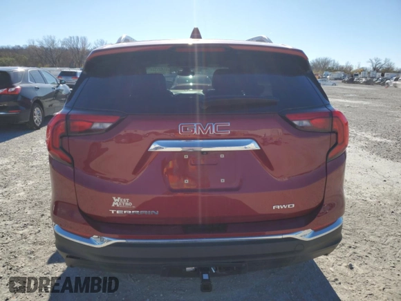 2020 GMC Terrain SLT with VIN 3GKALVEVXLL265467, listed as a Copart auction lot 81483374 with 70,039 mi miles and Salvage Title. Bid and sale history available at carsss.com. Image 6.