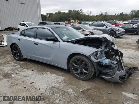 2020 Dodge Charger SXT with VIN 2C3CDXBG6LH192727, listed as a Copart auction lot 46730295 with 58,664 mi miles and Salvage Title. Bid and sale history available at DreamBid. Image 4.