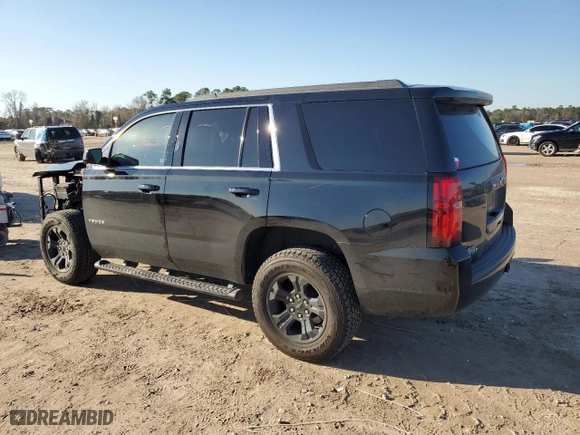 2019 Chevrolet Tahoe LS with VIN 1GNSCAKC3KR368076, listed as a Copart auction lot 46339485 with 77,963 mi miles and Salvage Title. Bid and sale history available at carsss.com. Image 2.