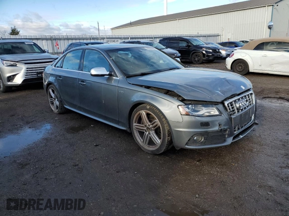 2012 Audi S4 Premium with VIN WAUFGCFL5CA021804, listed as a Copart auction lot 80500484 with 162,896 mi miles and Salvage Title. Bid and sale history available at carsss.com. Image 4.