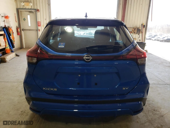 2024 Nissan Kicks SV with VIN 3N1CP5CV5RL491505, listed as a Copart auction lot 49576075 with NaN miles and Salvage Title. Bid and sale history available at carsss.com. Image 6.