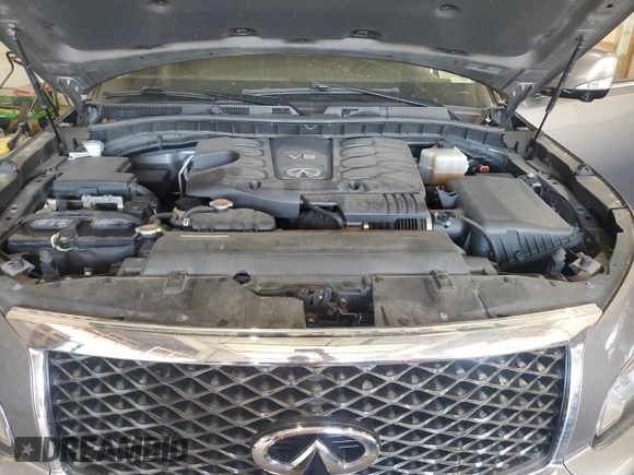 2017 Infiniti QX80 z VIN JN8AZ2NF3H9679311, wystawiony jako Copart lot #55234965 z przebiegiem 58 229 mil mil oraz Nie do naprawy • Non repairable. Historia ofert i sprzedaży dostępna na DreamBid. Obrazek 12.