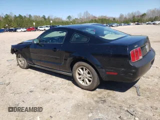 2005 Ford Mustang Deluxe with VIN 1ZVFT80N555244925, listed as a Copart auction lot 49692365 with 0 mi miles and Clean Title. Bid and sale history available at carsss.com. Image 2.