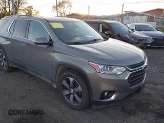 2018 Chevrolet Traverse LT Leather with VIN 1GNEVHKW6JJ209186, listed as a IAAI auction lot 41019375 with 112,467 mi miles. Bid and sale history available at carsss.com. Image 1.