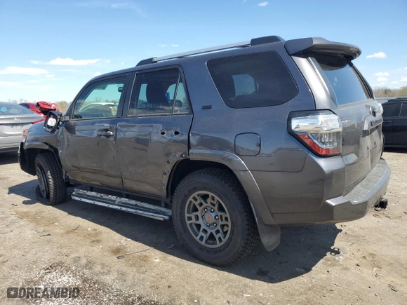 2020 Toyota 4Runner SR5 with VIN JTEBU5JR9L5758509, listed as a Copart auction lot 51366765 with 87,533 mi miles and Salvage Title. Bid and sale history available at carsss.com. Image 2.
