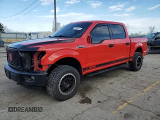 2016 Ford F-150 XLT with VIN 1FTEW1EFXGKE97998, listed as a Copart auction lot 51929315 with 150,933 mi miles and Salvage Title. Bid and sale history available at carsss.com. Image 1.
