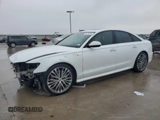 2016 Audi A6 3.0T Premium Plus with VIN WAUFGAFC5GN163363, listed as a Copart auction lot 44710725 with 92,165 mi miles and Salvage Title. Bid and sale history available at carsss.com. Image 1.