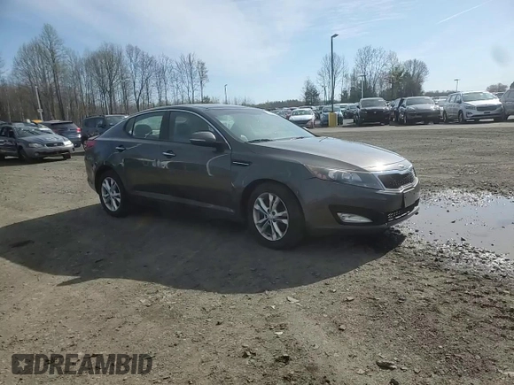 2013 Kia Optima EX with VIN 5XXGN4A71DG259068, listed as a Copart auction lot 54130825 with 162,778 mi miles and Salvage Title. Bid and sale history available at carsss.com. Image 14.