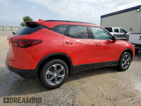 2023 Chevrolet Blazer LT with VIN 3GNKBDRSXPS200571, listed as a Copart auction lot 53403665 with 18,257 mi miles and Clean title. Bid and sale history available at DreamBid. Image 3.