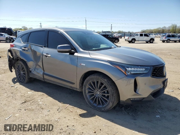 2022 Acura RDX PMC Edition with VIN 5J8TC2H86NL010226, listed as a Copart auction lot 50083324 with 35,932 mi miles. Bid and sale history available at carsss.com. Image 4.