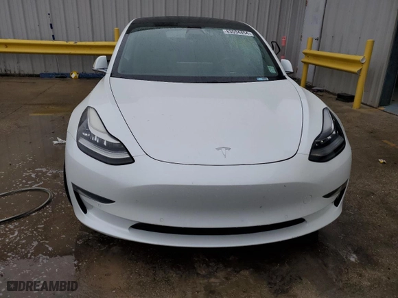 2019 Tesla Model 3 Mid Range with VIN 5YJ3E1EA7KF317543, listed as a Copart auction lot 83594454 with 58,550 mi miles and Non Repairable. Bid and sale history available at carsss.com. Image 5.