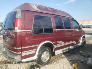 1999 Chevrolet Express with VIN 1GBFG15R1X1014078, listed as a Copart auction lot 68890974 with 199,380 mi miles and Salvage Title. Bid and sale history available at carsss.com. Image 3.