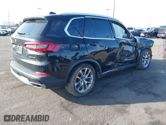 2022 BMW X5 sDrive40i with VIN 5UXCR4C02N9N19154, listed as a IAAI auction lot 41614568 with 1 mi miles. Bid and sale history available at carsss.com. Image 4.