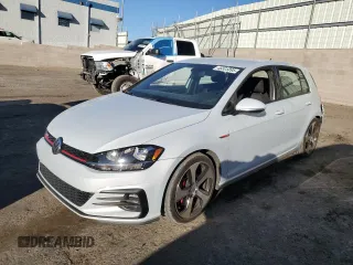 2019 Volkswagen Golf GTI S with VIN 3VW5T7AU3KM003902, listed as a Copart auction lot 46305895 with 60,568 mi miles and Salvage Title. Bid and sale history available at carsss.com. Image 1.