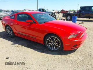 2013 Ford Mustang V6 with VIN 1ZVBP8AM0D5207773, listed as a IAAI auction lot 41960744 with 193,326 mi miles. Bid and sale history available at carsss.com. Image 1.