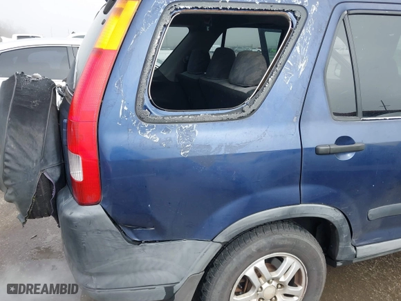 2003 Honda CR-V EX with VIN SHSRD78863U110869, listed as a IAAI auction lot 41612374 with 221,200 mi miles. Bid and sale history available at carsss.com. Image 6.