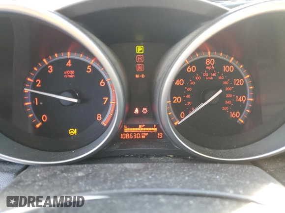 2010 Mazda 3 S Sport with VIN JM1BL1S62A1304904, listed as a Copart auction lot 88957355 with 108,630 mi miles and Salvage Title. Bid and sale history available at DreamBid. Image 9.